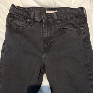 Signature by Levi Strauss Women's Black Straight Leg Jeans